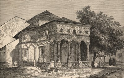 Veduta di una chiesa a Bucarest, da 